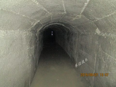 山体隧道漏水治理后效果